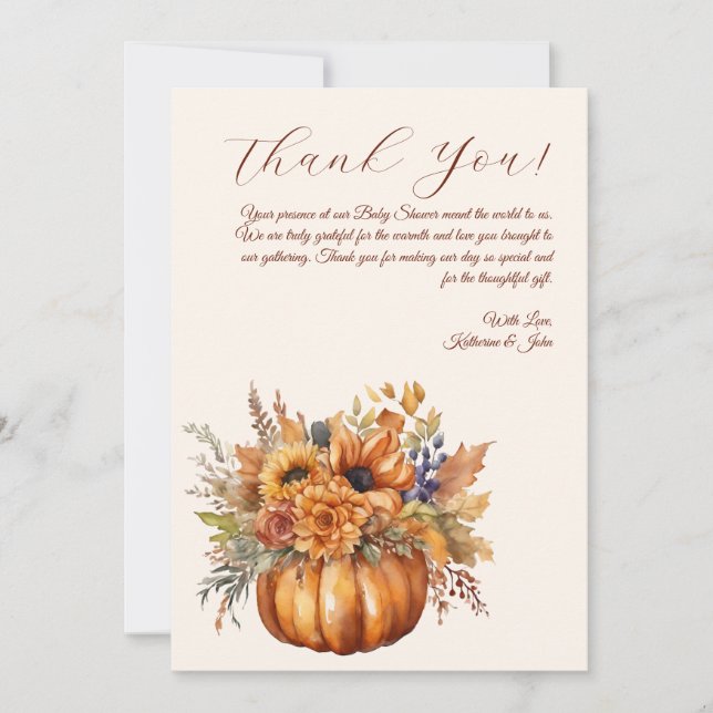 Bomba de cartões de agradecimentos com Flores- (Frente)