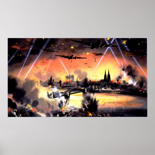 bombardeiro war art poster DE 14.95 (Frente)