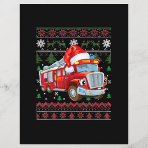 Bombeiro Bombeiro Fúria de Natal Cute Boy Santa Ha