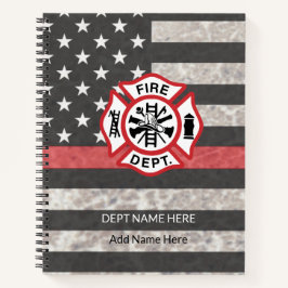 Bombeiro fino personalizado da linha vermelha