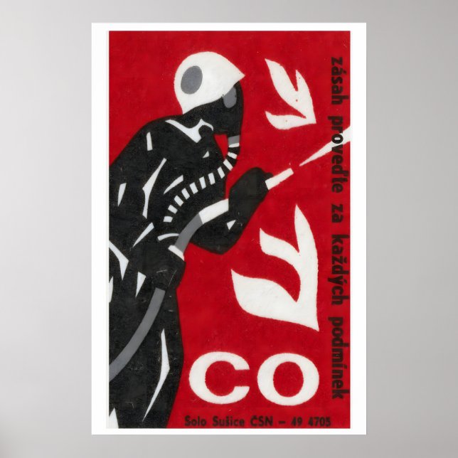 Bombeiro - Impressão Matchbox - Arte de Parede Est (Frente)