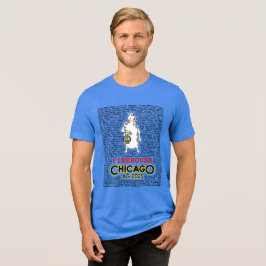 Bombeiro masculino no Tee de Chicago com Nomes (re