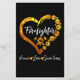 Bombeiro Paz Amor Salvar Vidas