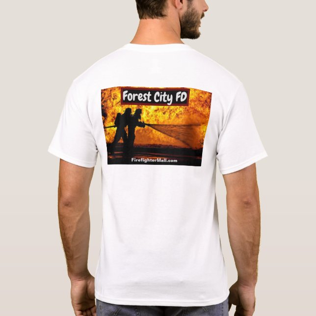 Bombeiros da Cidade Florestal - Camisa (Verso)