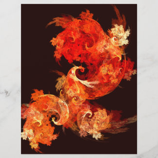 Bombeiros dançarinos Abstrato Art Flyer