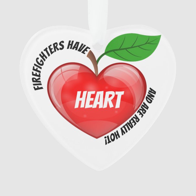 Bombeiros têm ornamento cardíaco (Frente)