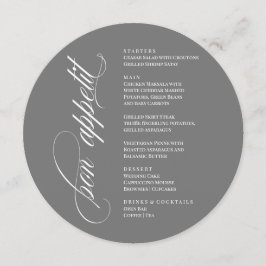 Bon Appetit elegant Menu