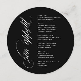 Bon Appetit elegant Menu