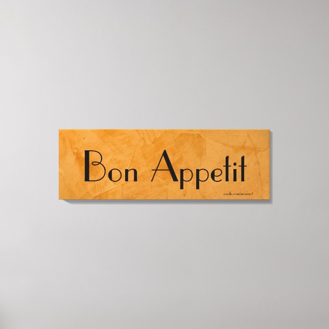 Bon Appetit Tuscan Kitchen Canvas (Frente)