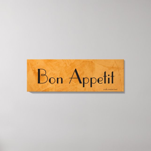Bon Appetit Tuscan Kitchen Canvas (Frente)