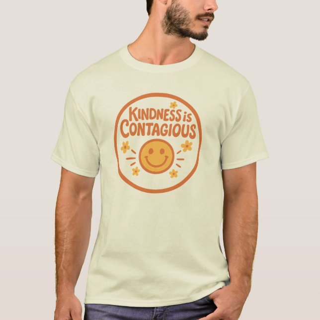 Bondade é camiseta Contagiosa (Frente)