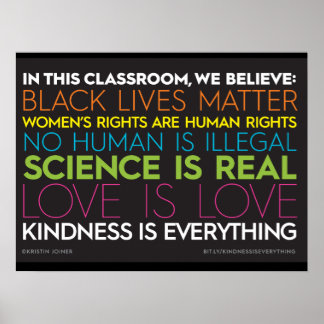 #BondadeÉTudo Nesta Poster De Sala De Aula