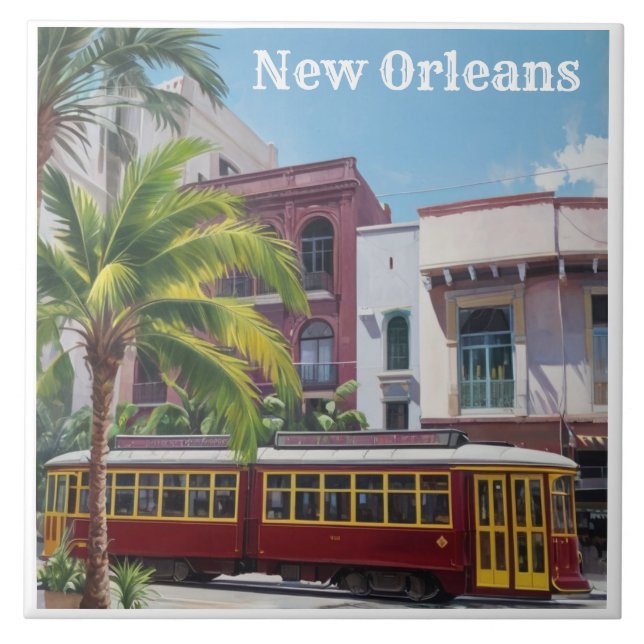Bonde de Nova Orleans - Bonde de Rua Antigo (Frente)