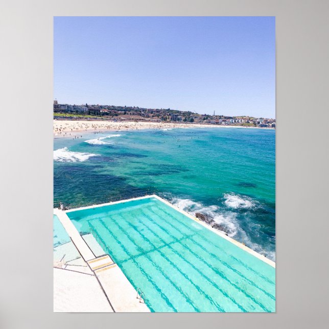 Bondi Icebergs impressão de arte fotográfica (Frente)