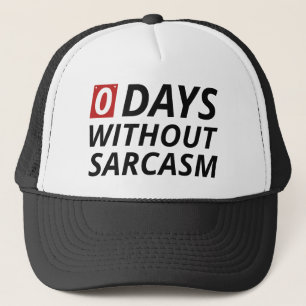 Boné 0 Dias Sem Sarcasmo