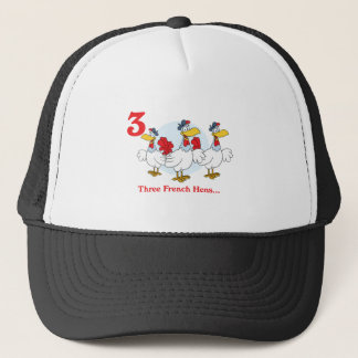 Boné 12 dias três galinhas francesas