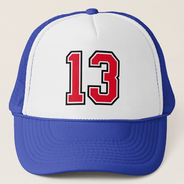 Boné 13 Birthday Trucker Hat (Frente)