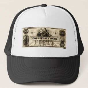 Boné 1853 Cochituado Nota de 50 Dólares