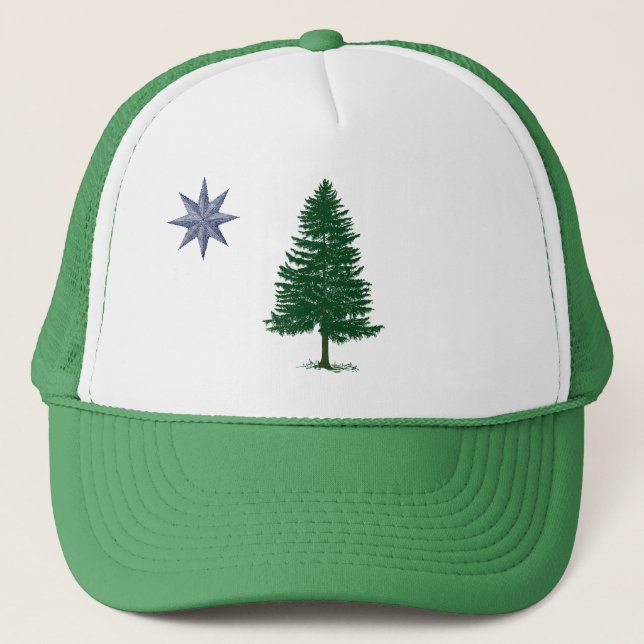 Boné 1901 chapéu da bandeira de Maine - estilo do (Frente)