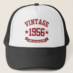 Boné 1956 Vintage Envelhecido até Perfecção