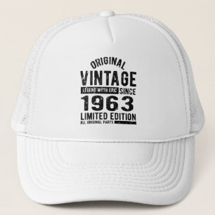 Boné 1963 Vintage Aniversário