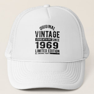 Boné 1969 Vintage Aniversário