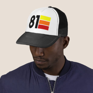 Boné 1981 Retro Birthday Poly Foam Trucker Hat
