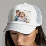 Boné 1 Foto e Texto do Cheio - Paisagem Horizontal<br><div class="desc">Adicione a sua imagem horizontal favorita a este modelo. Um design mínimo com uma foto que cobrir a área design e o texto.</div>