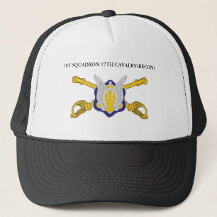 BONÉ 1RUA SQUADRON 17TH CAVALRY(RECUPERAÇÃO)
