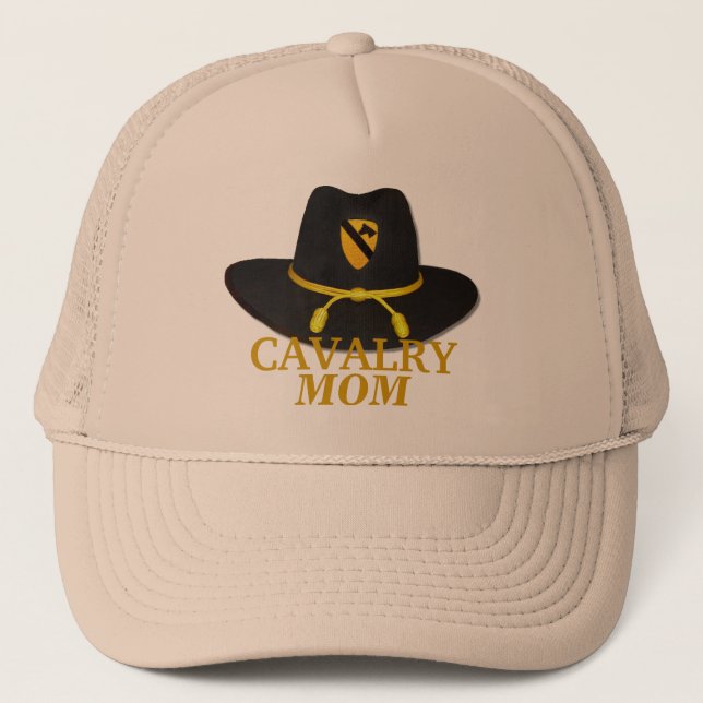 Boné 1st cavalry division wife mom fort hood sons hat (Frente)
