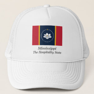 Boné 2020 Mississippi Hospitality State Magnolia Flag