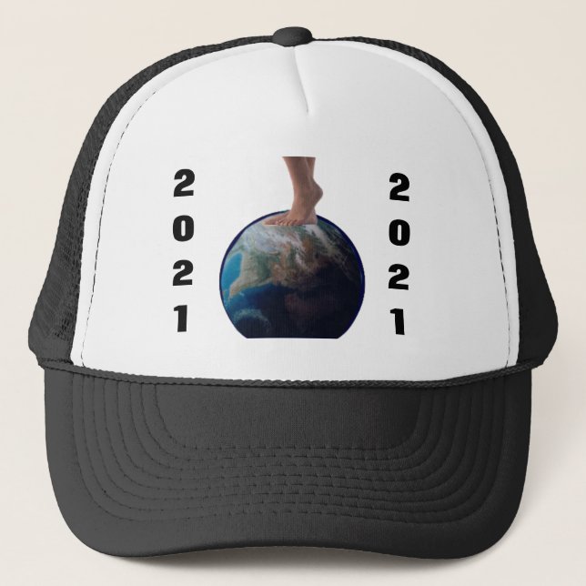 BONÉ 2021 BLACK AND WHITE HAT (Frente)