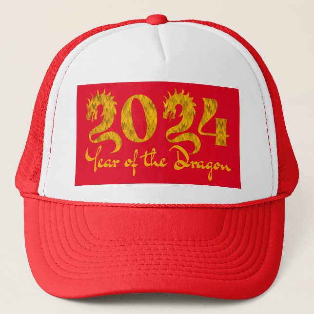 BONÉ 2024 ANO DO DRAGÃO OURO (Frente)