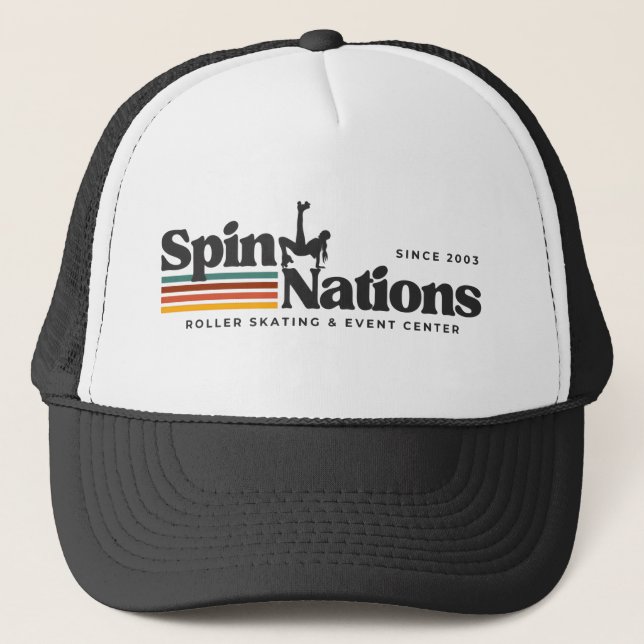 Boné 2025 Retro Trucker Hat | SpinNations (Frente)