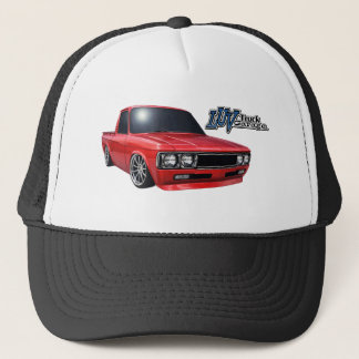 Boné 2026 Luv Truck Garage Trucker Hat with Red Luv