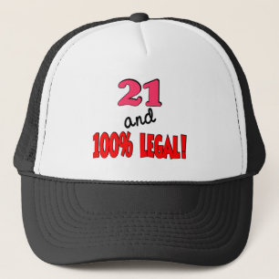 Boné 21 e 100% legais