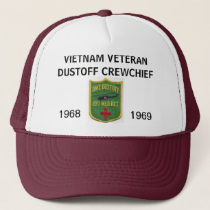 Boné 237th CHAPÉU da MALHA de DUSTOFF CREWCHIEF
