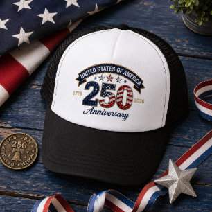 Boné 250º aniversário americano 1776-2026