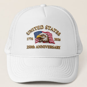Boné 250º Aniversário EUA Patriótico   1776–2026