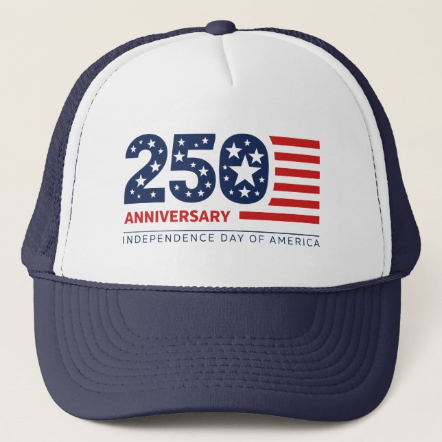 Boné 250º Dia da Independência dos Estados Unidos (Frente)