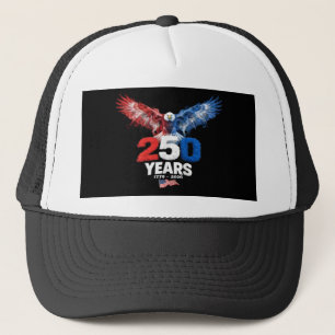 Boné 250 Anos Americano 1776 2026 250º EUA Patriótico 