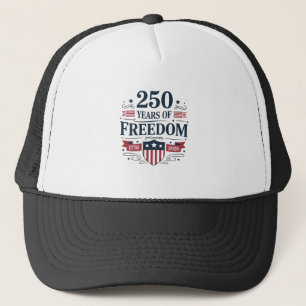 Boné 250 Anos De Liberdade 1776 2026 250º 4 De Julho