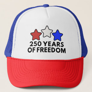Boné 250 Anos de Roupa Patriótica de Liberdade