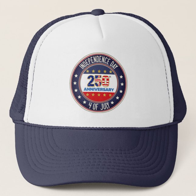 Boné 250th Anniversary USA Patriotic | 1776–2026 (Frente)