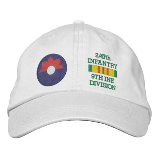 Boné 2/47th Inf. 9o Inf. Div. Chapéu bordado remendo