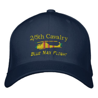 Boné 2/5 Azul Cavalaria Máx. AH- 1G Cobra Bordados Hat