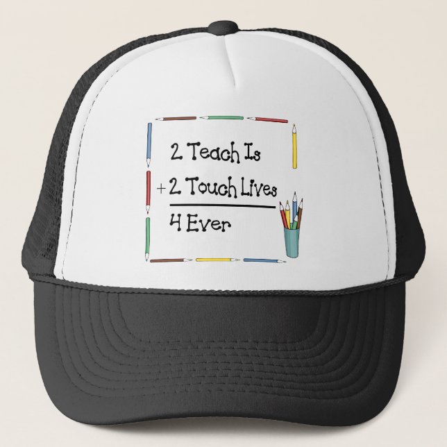 Boné 2 Teach são 2 vidas 4 do toque nunca (Frente)
