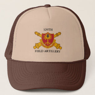 Boné 320TH CHAPÉU da ARTILHARIA DE EXÉRCITO DE CAMPAN