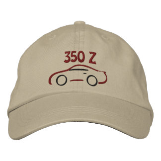 Boné 350Z Red Black Stitch Embroidered Cap