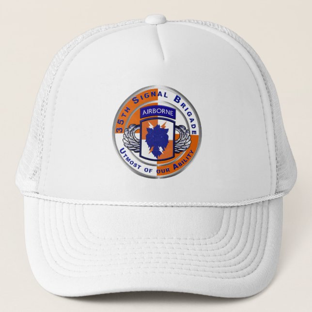 Boné 35.º sinal Brigada de Trucker Hat (Frente)